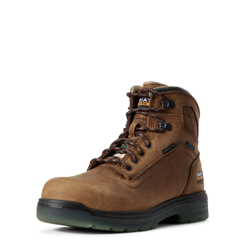 ARIAT TURBO CSA H2O MEN'S WORK COMP TOE 6" LACE UP BOOT-10029132