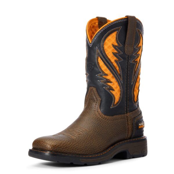 ARIAT WORK VENTTEK KID'S WORK PULL ON BOOT-10034159