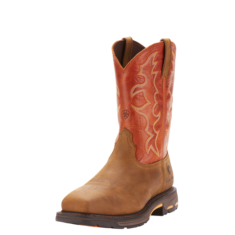 ARIAT WORKHOG MEN'S WORK STEEL TOE PULL ON BOOT-10006961
