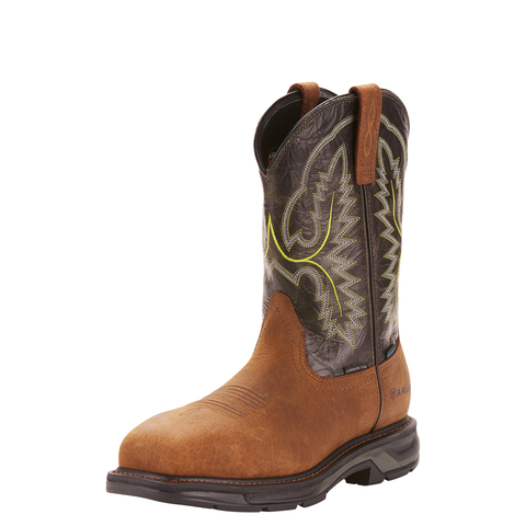 ARIAT WORKHOG XT WP MEN'S WORK COMP TOE PULL ON BOOT-10024966