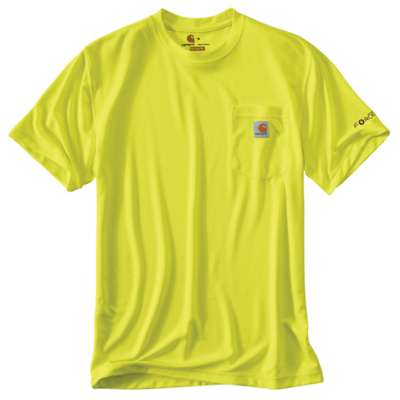 CARHARTT  HV FORCE T SHIRT MEN'S WORKWEAR SHIRT-100493-323