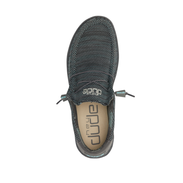 HEY DUDE WALLY SOX ASPHALT AZUR MEN'S CASUAL SHOE-110352138 - Image 2