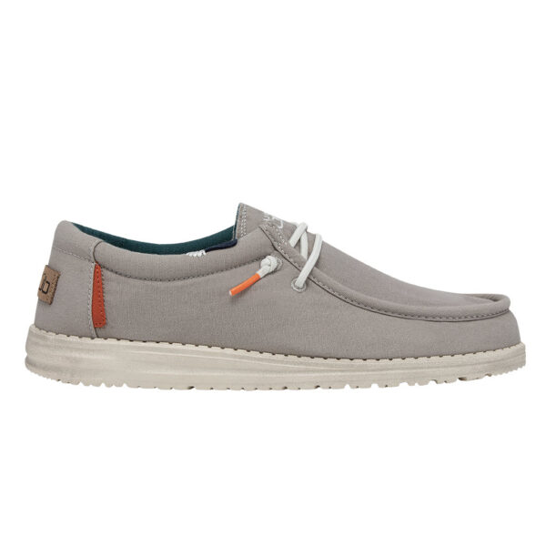 HEY DUDE WALLY WASHED SMOKE GRAY MEN'S CASUAL SHOE-111523301