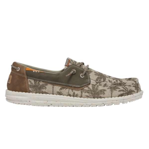 HEY DUDE WELSH NAT SAGE PALM MENS CASUAL SHOE-112228419