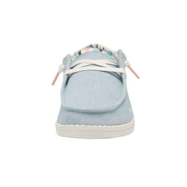 HEY DUDE WENDY BOHO LIGHT DENIM WOMEN'S CASUAL SHOE-121412412 - Image 2
