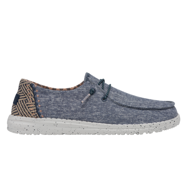 HEY DUDE WENDY CHAMBRAY LAPIS BLUE WOMENS CASUAL SHOE-121412770