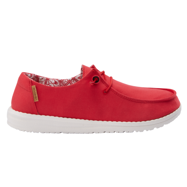 HEY DUDE WENDY RED WOMEN'S CASUAL-121416800