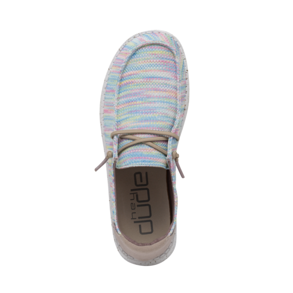 HEY DUDE WENDY SOX AURORA WHITE WOMEN'S CASUAL SHOE-121920214 - Image 2