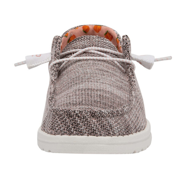 HEY DUDE WENDY STRETCH PEACH BUD WOMEN'S CASUAL SHOES-121413359 - Image 2