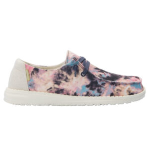 HEY DUDE WENDY TIE DYE NAVY PINK WOMEN'S CASUAL SHOE-121415043